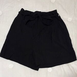 a new day Women's High Waist Black Shorts